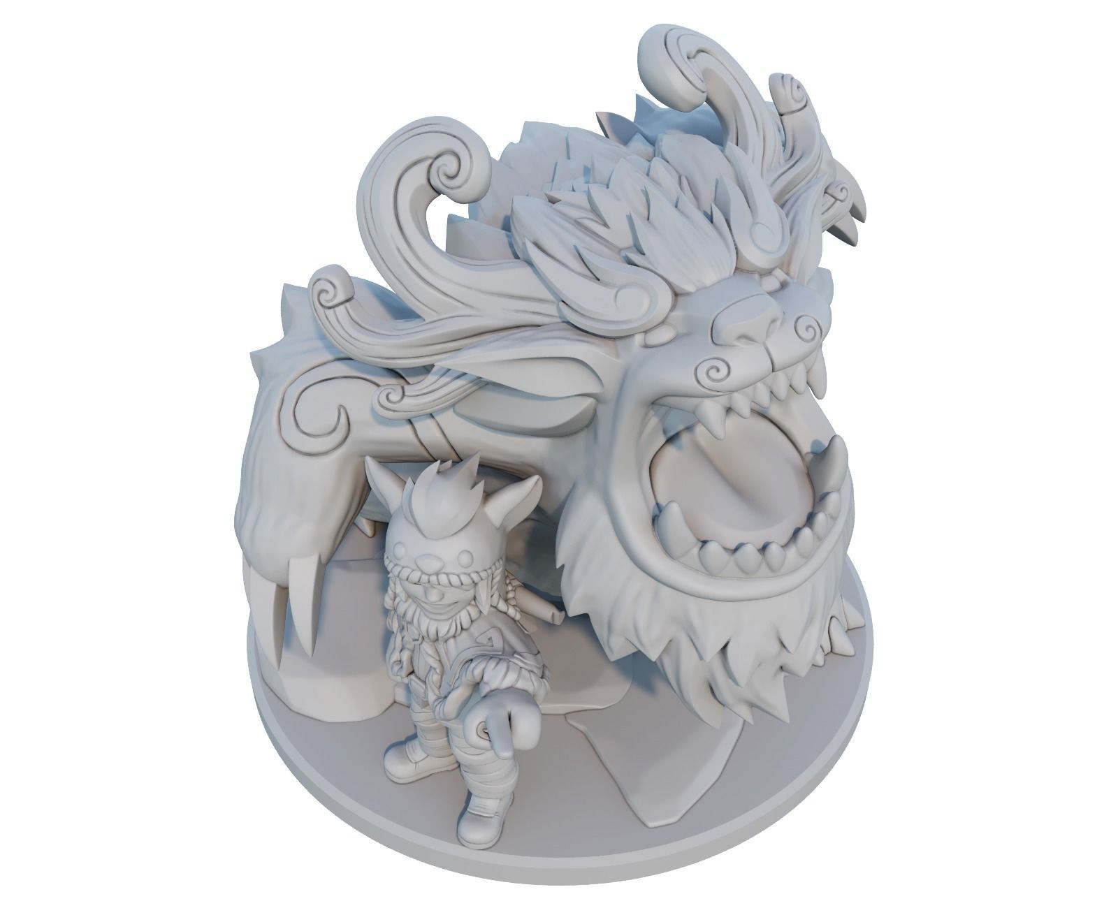 Nunu and Willump 3D Print Model from League of Legends 3D print model_8