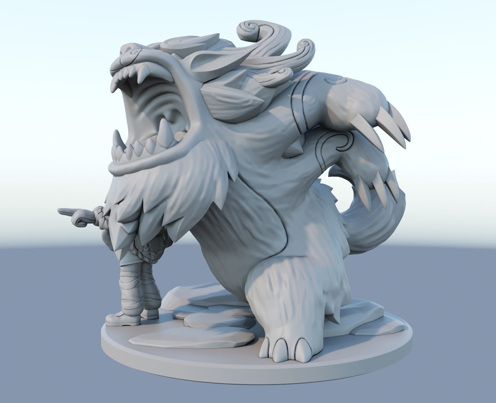 Nunu and Willump 3D Print Model from League of Legends 3D print model_4