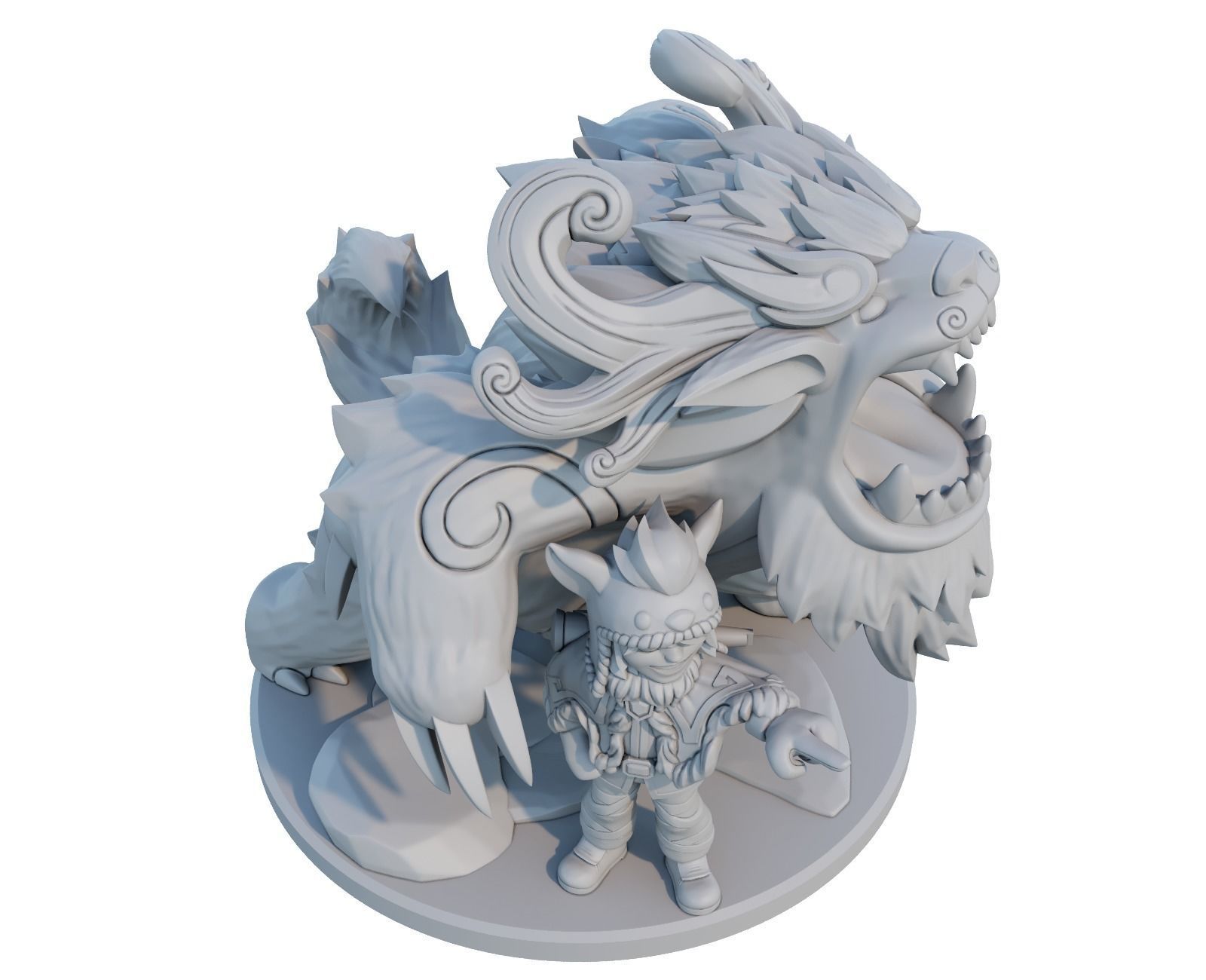 Nunu and Willump 3D Print Model from League of Legends 3D print model_1