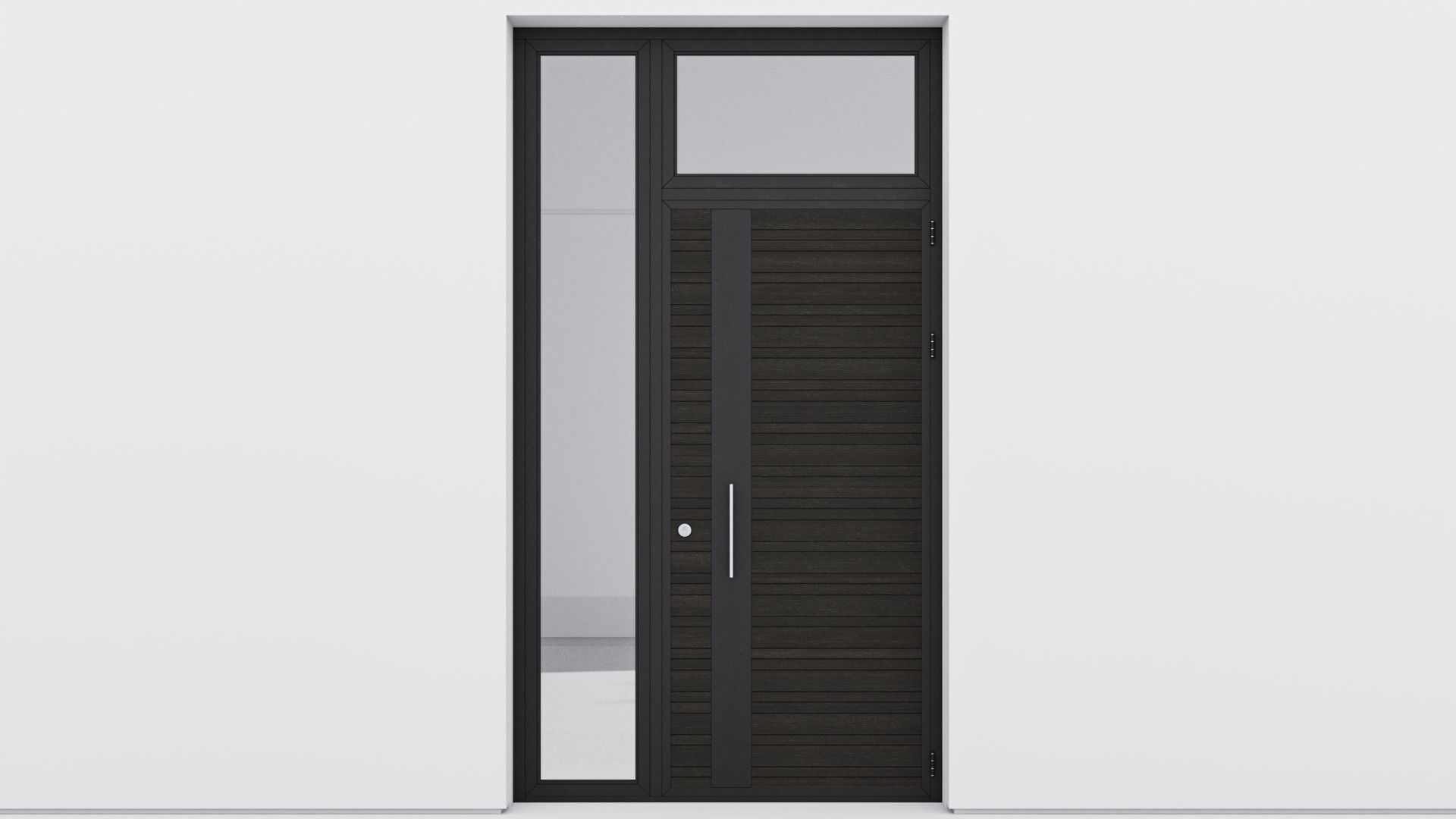 Aluminium door 66 3D model_1