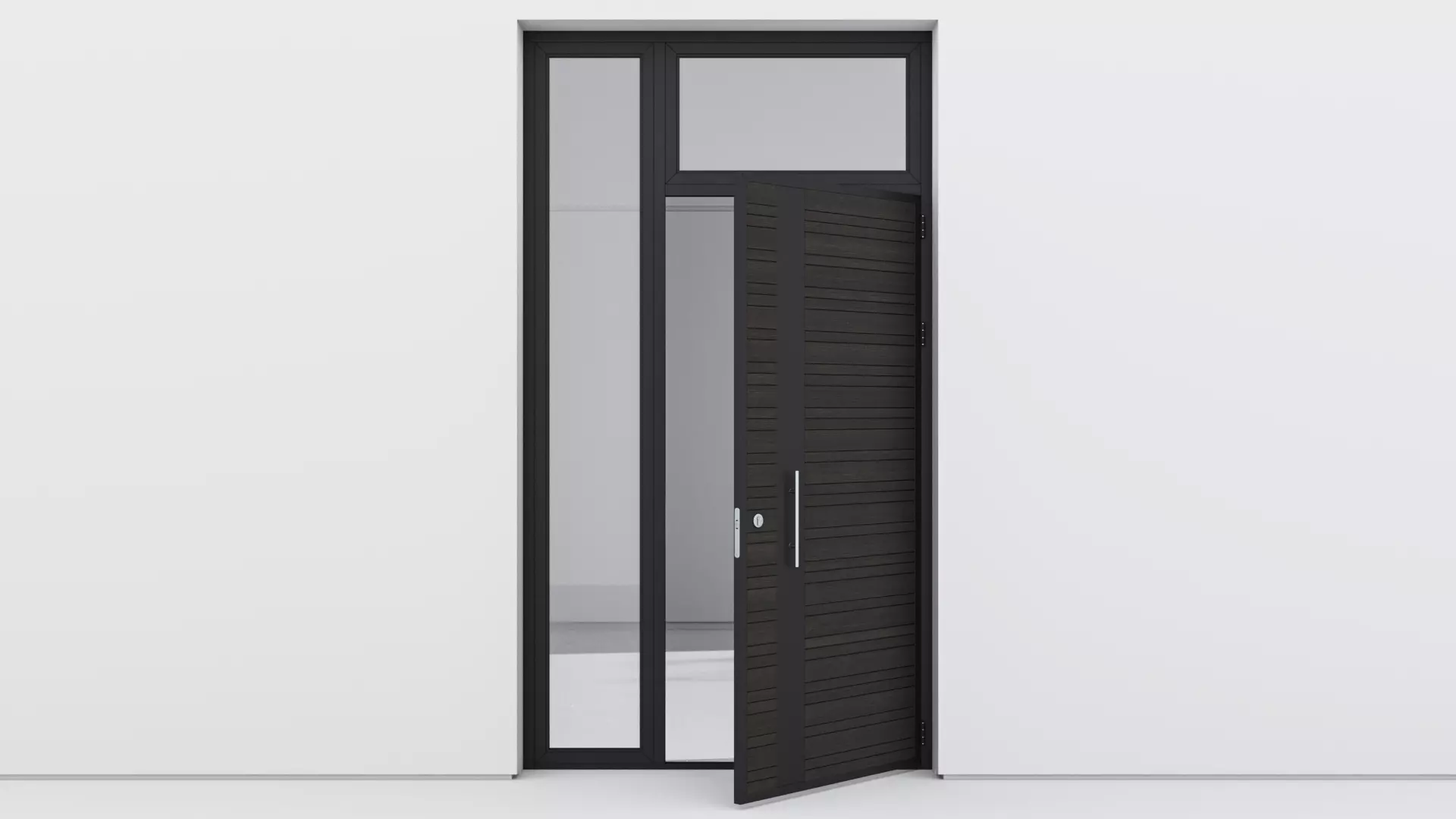 Aluminium door 66 3D model_0