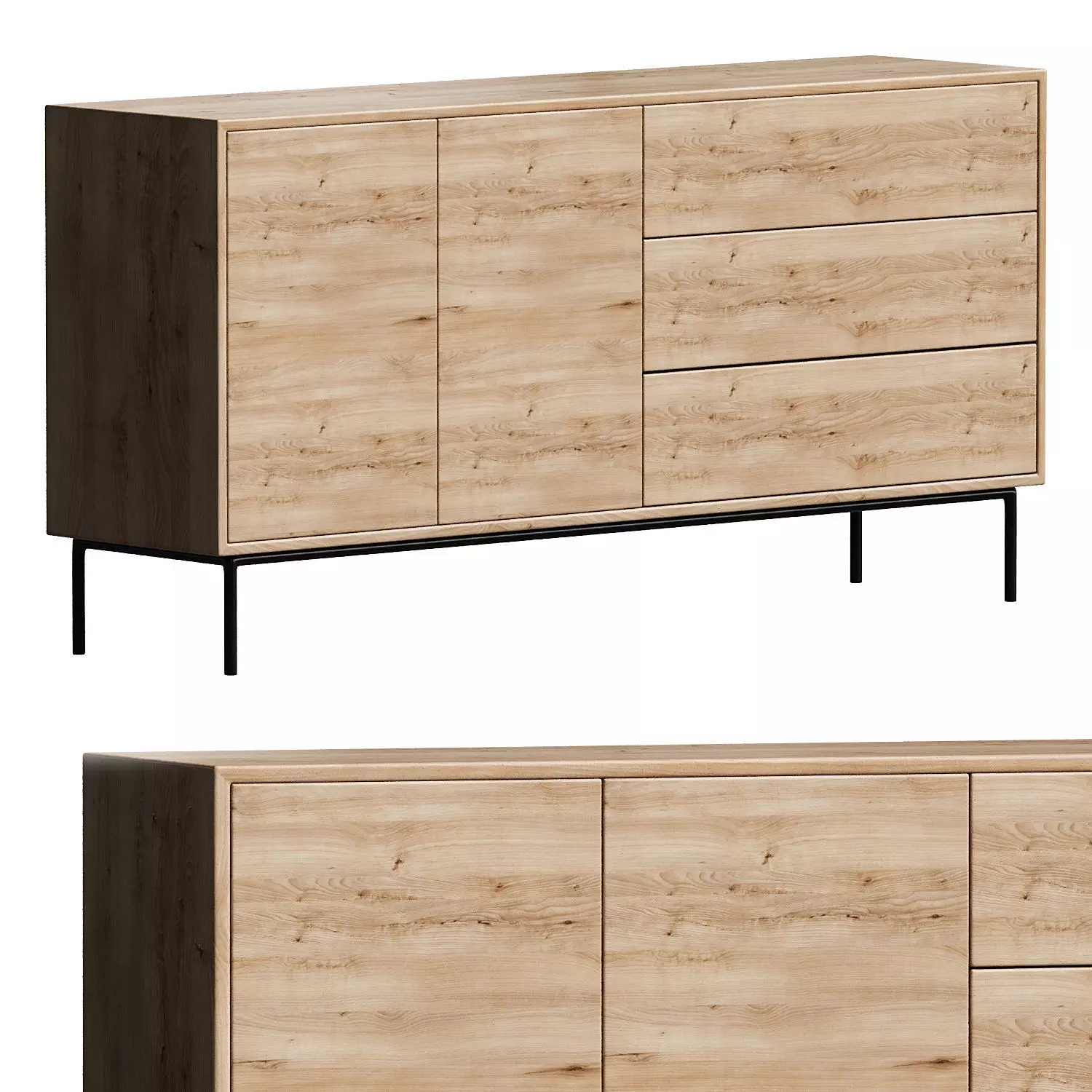 ETHNICRAFT WHITEBIRD SIDEBOARD 3D model