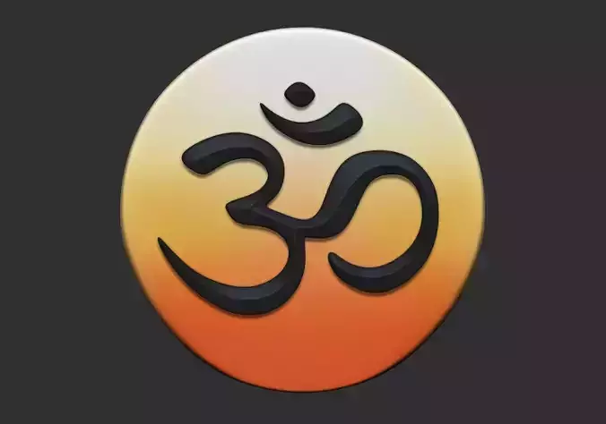 OM Model symbol Free 3D print model
