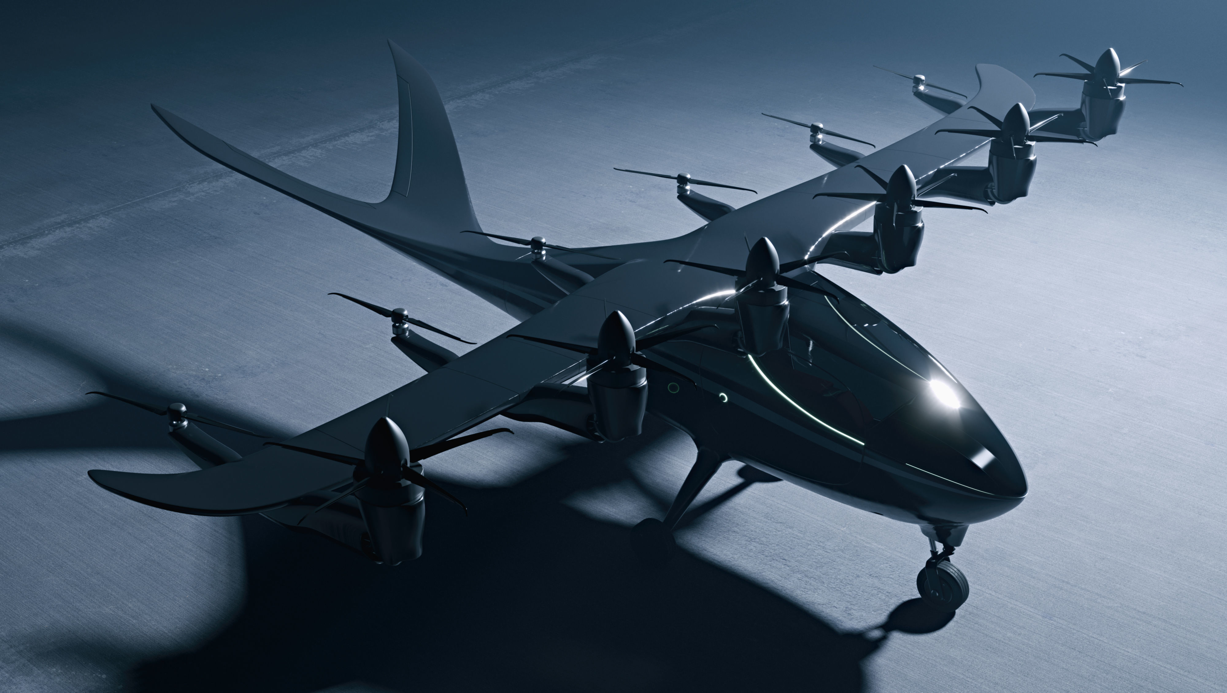 eVTOL Aircraft  3D model_2
