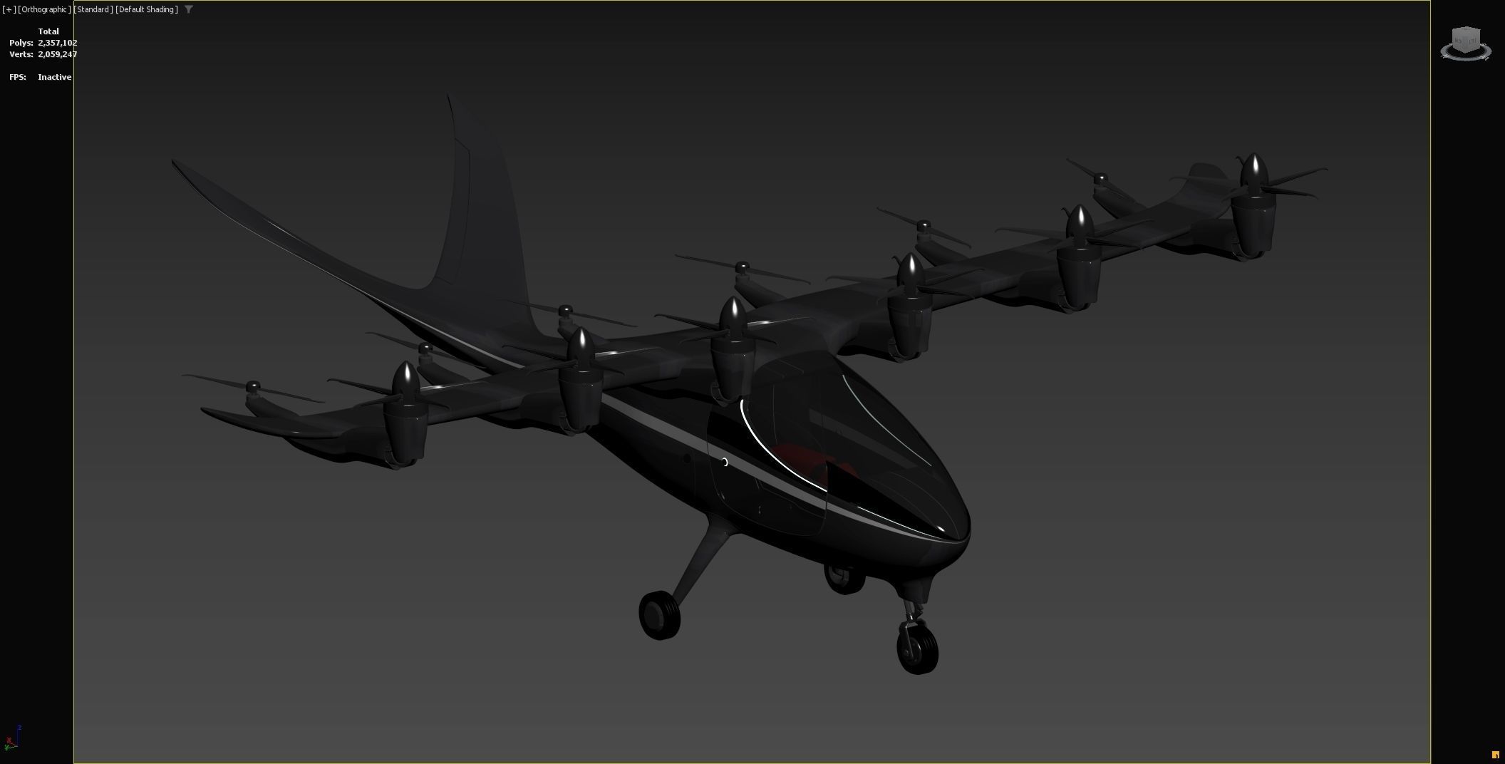 eVTOL Aircraft  3D model_19