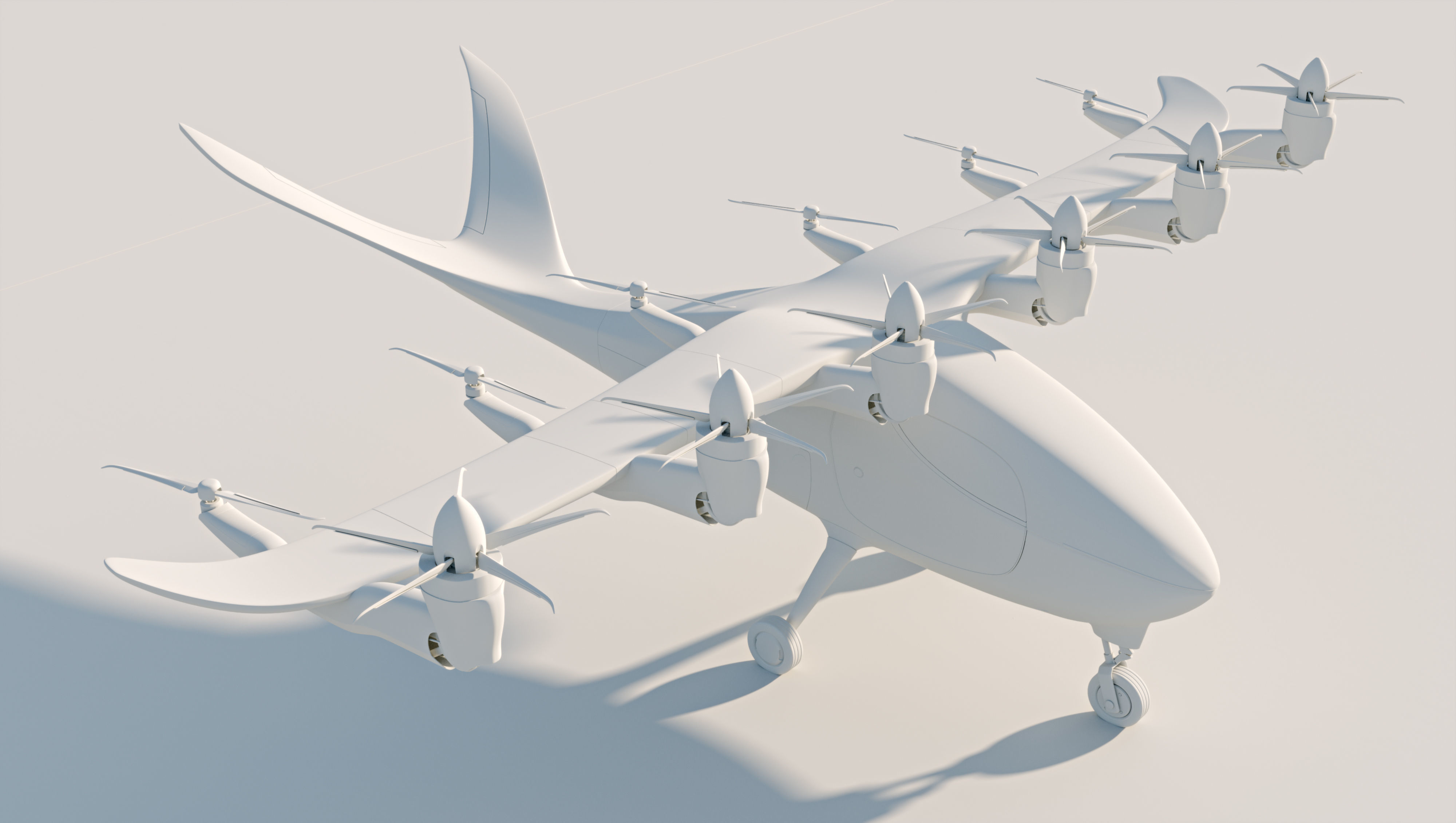 eVTOL Aircraft  3D model_10