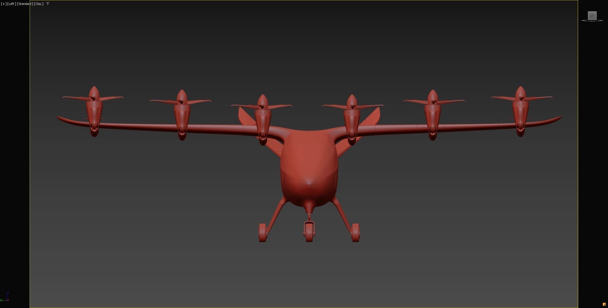 eVTOL Aircraft  3D model_13