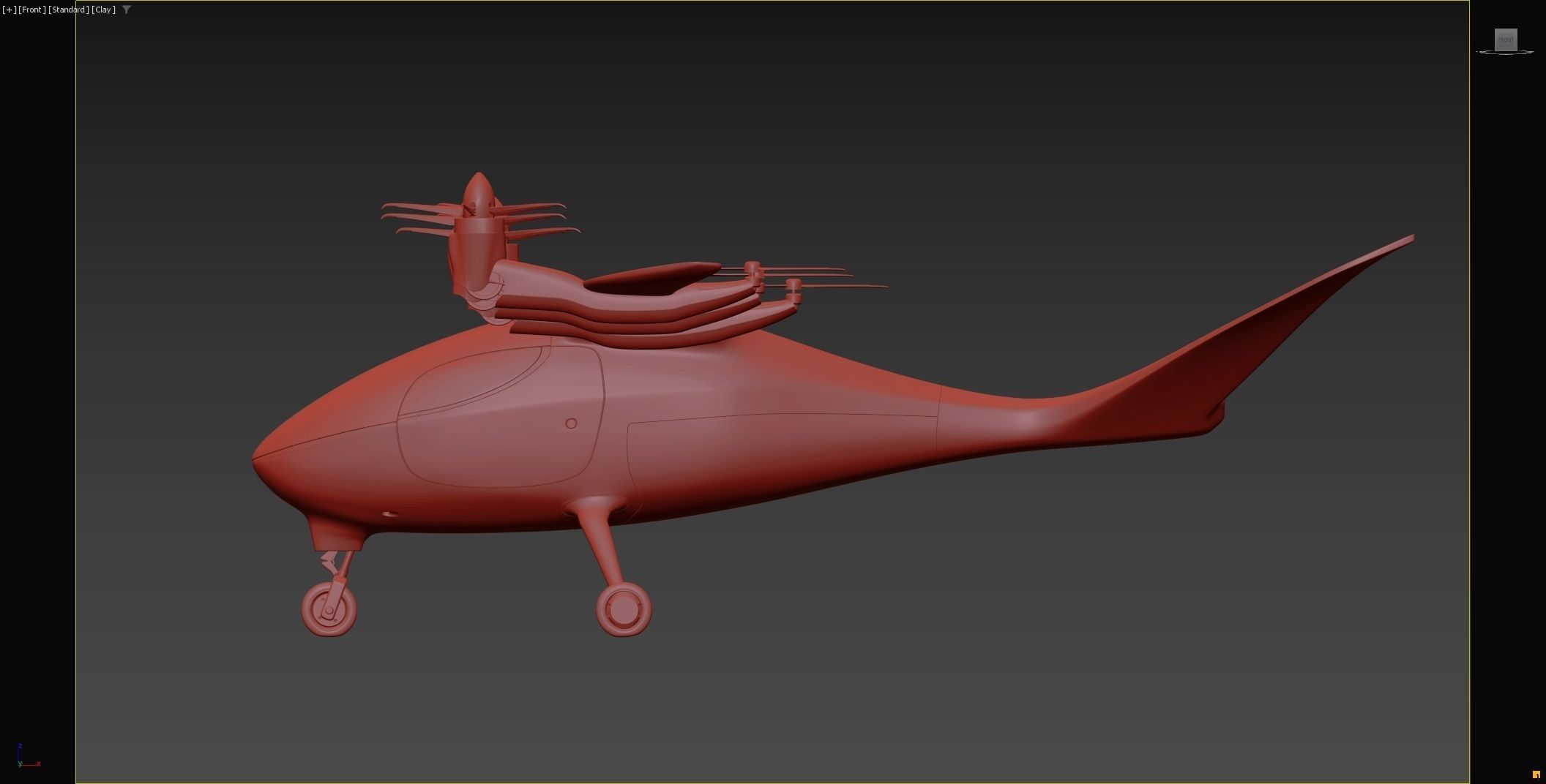 eVTOL Aircraft  3D model_14
