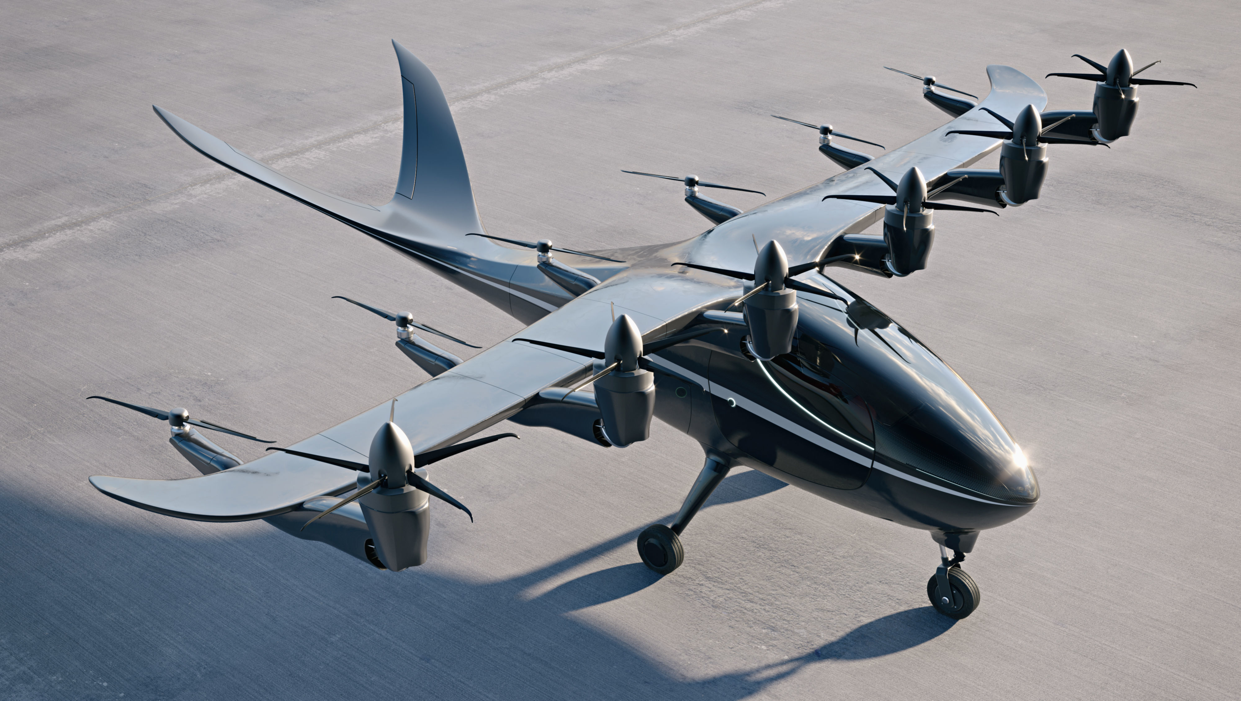 eVTOL Aircraft  3D model_0
