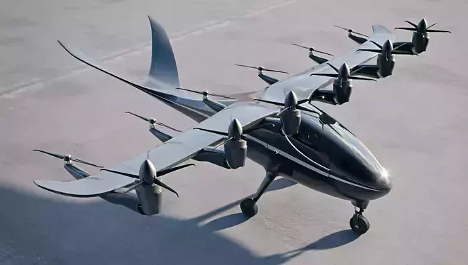 eVTOL Aircraft  3D model