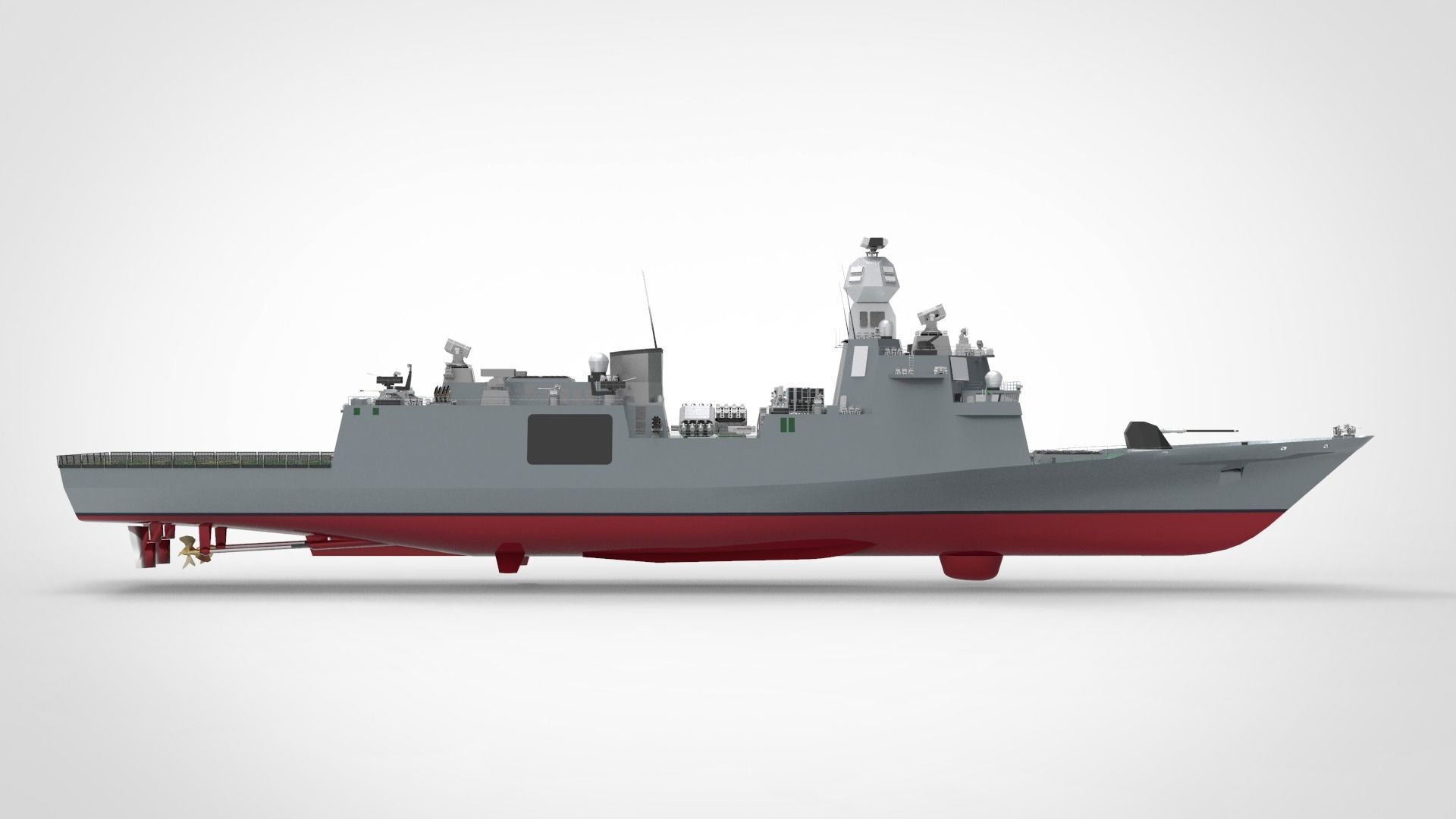 Frigate FFG X 3D model_1
