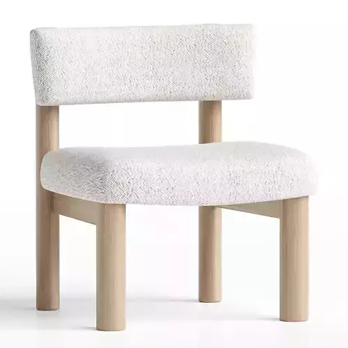 Teddy Accent Chair - Column Legs