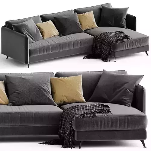 Sofia corner sofa structural fabric