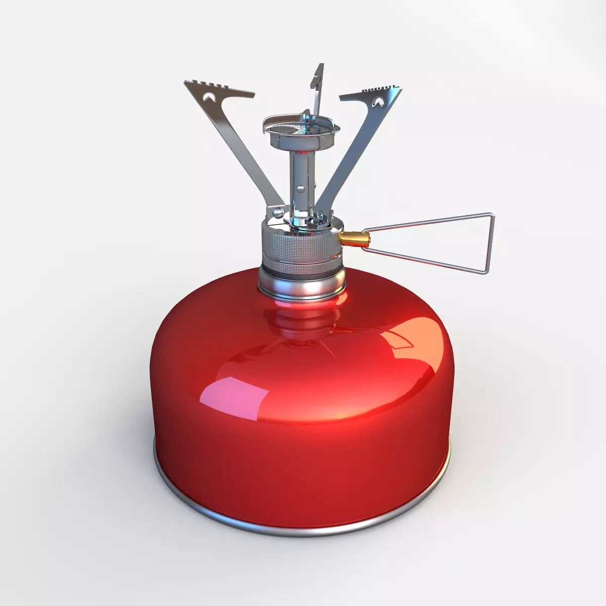 Travel Gas Burner 3D model