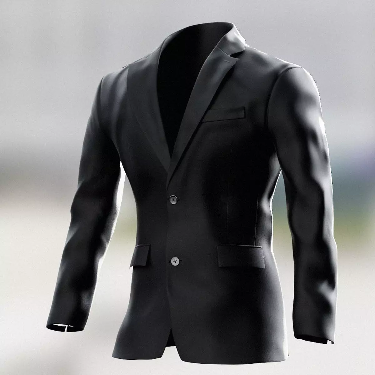 Man Suit Low-poly 3D model