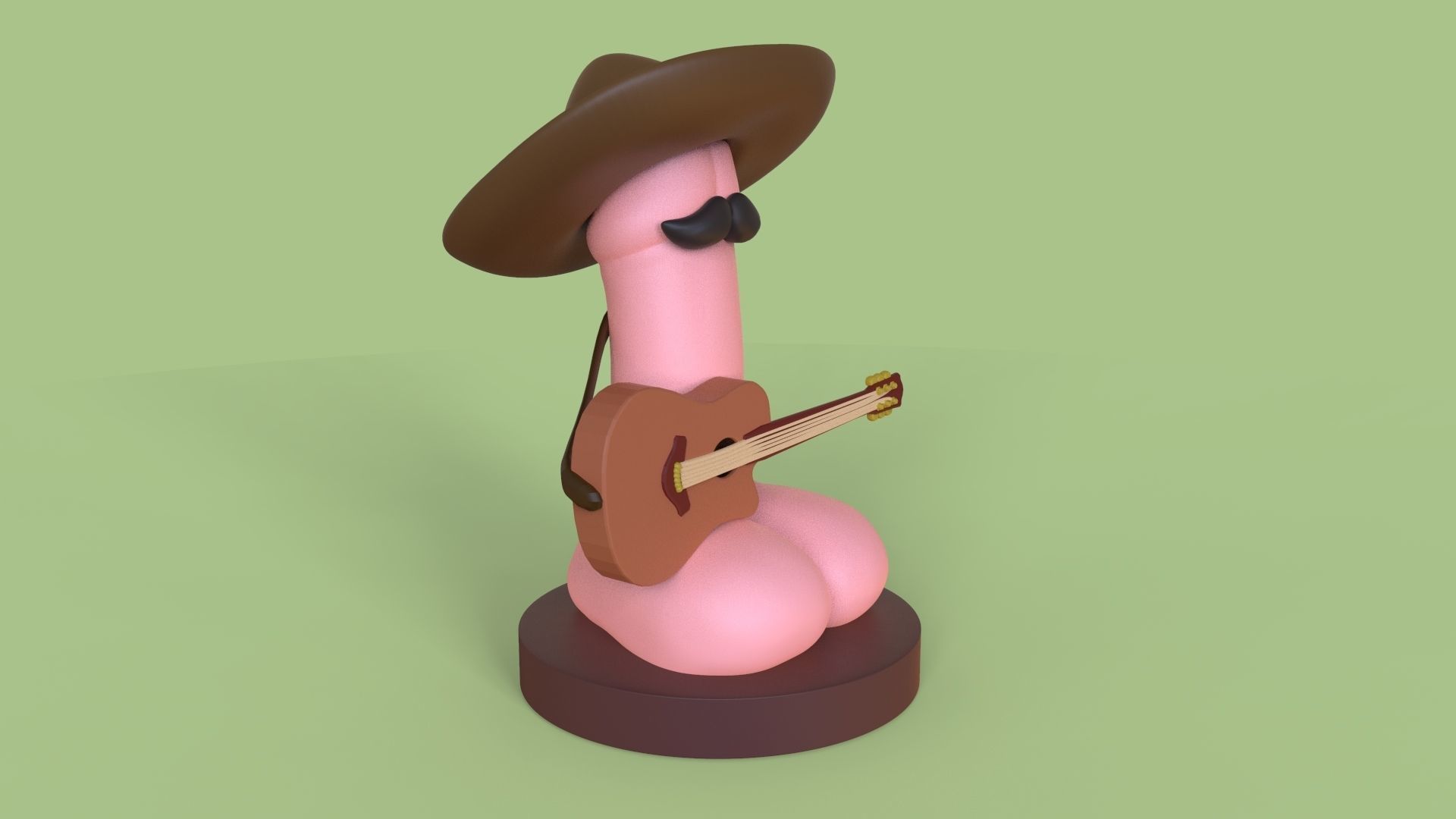 El DickO - Sombrero Dick - FunnyDicks 3D print model_1