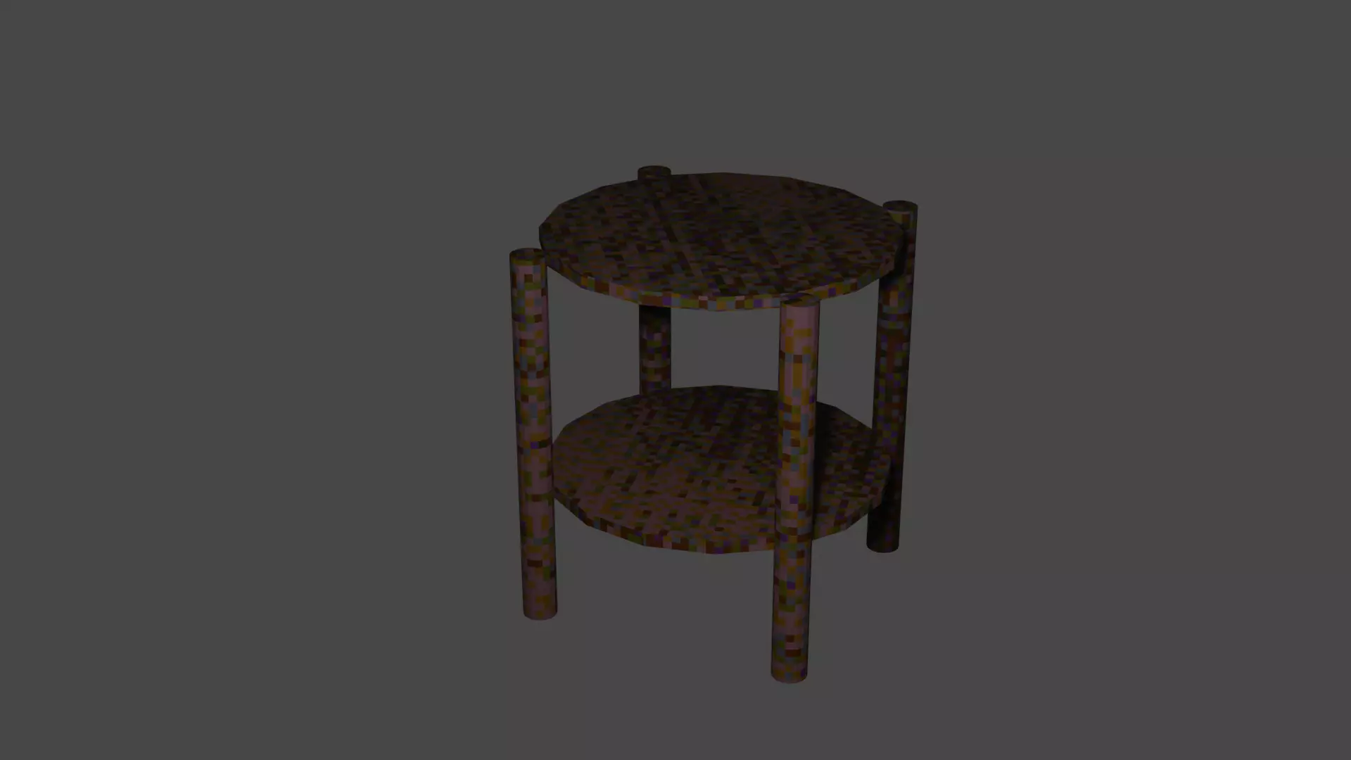 Side table - PS1 PSX style Low-poly 3D model