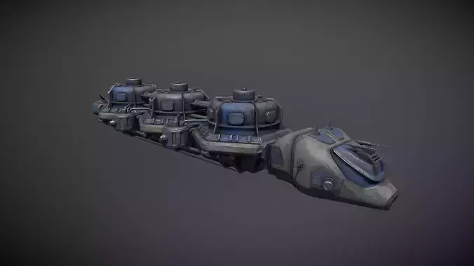 Cargo-Ship-Type-3 spaceship 3D model