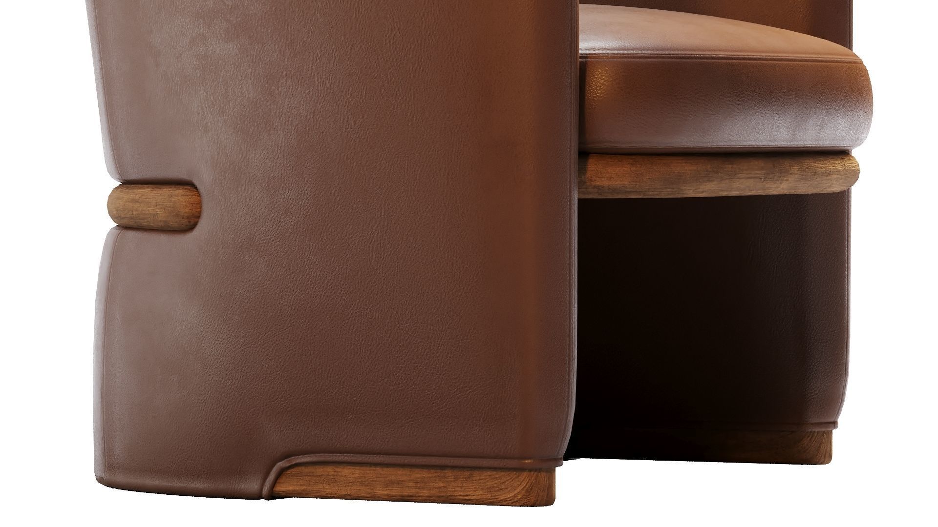 Low Poly OPUS Armchairs Giorgetti Low-poly 3D model_7