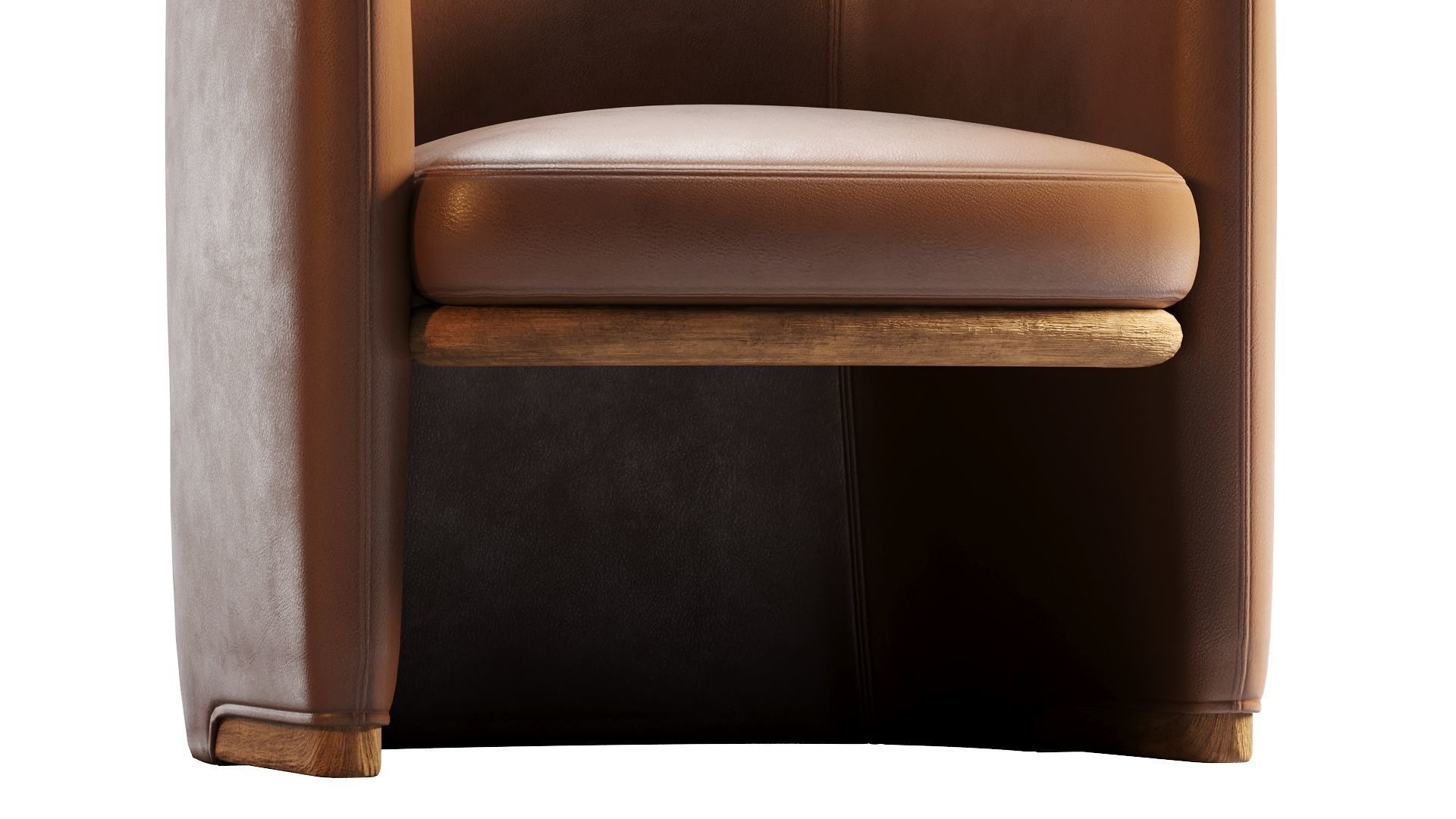 Low Poly OPUS Armchairs Giorgetti Low-poly 3D model_4