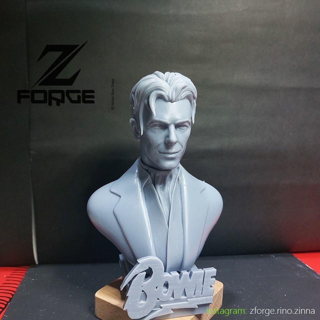 David Bowie Bust 3D Printable -Tested- 3D print model_8