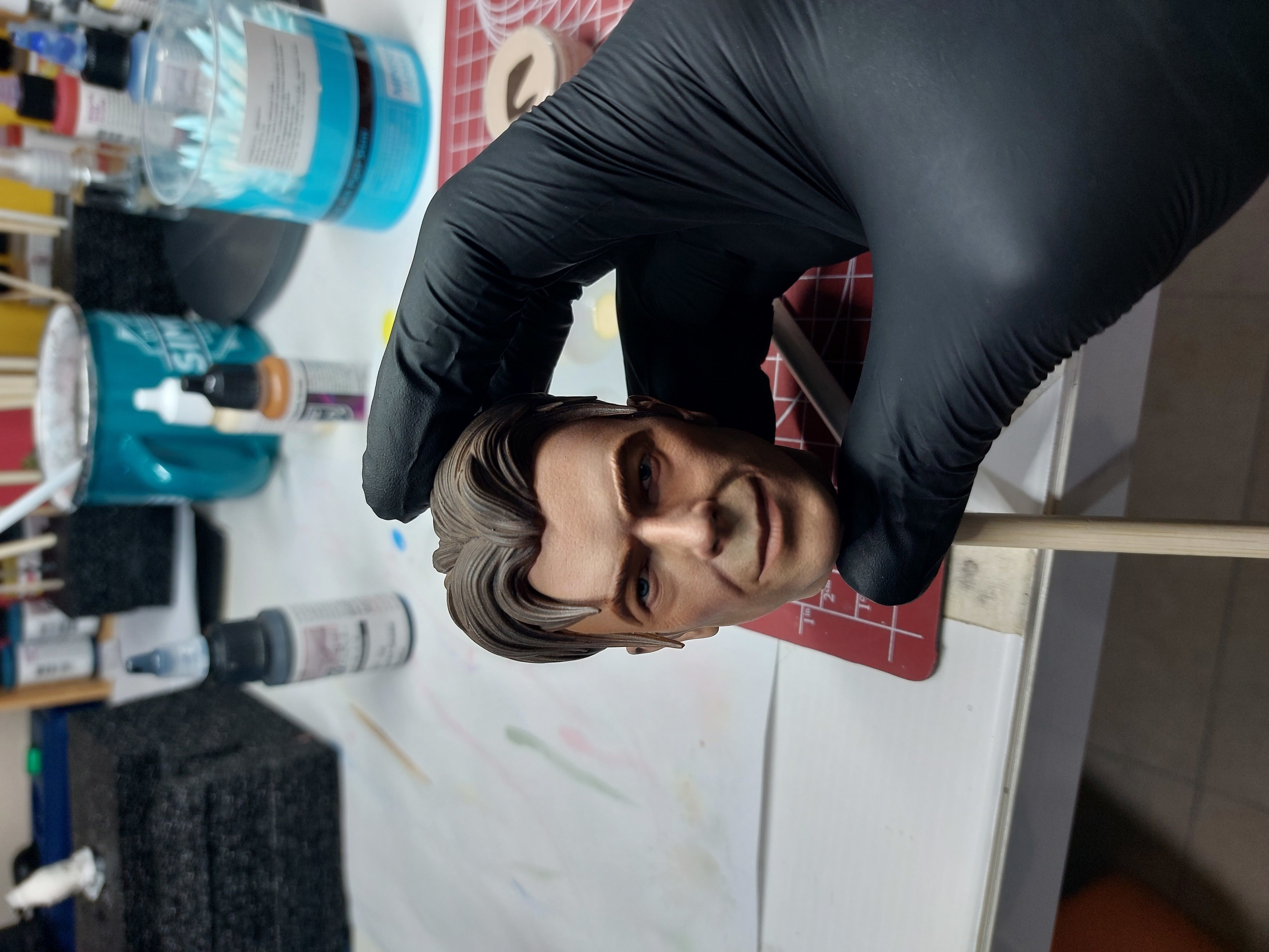 David Bowie Bust 3D Printable -Tested- 3D print model_9