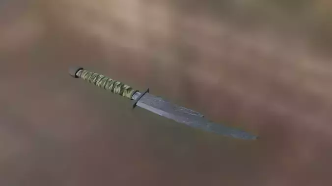 4K textures Knife model