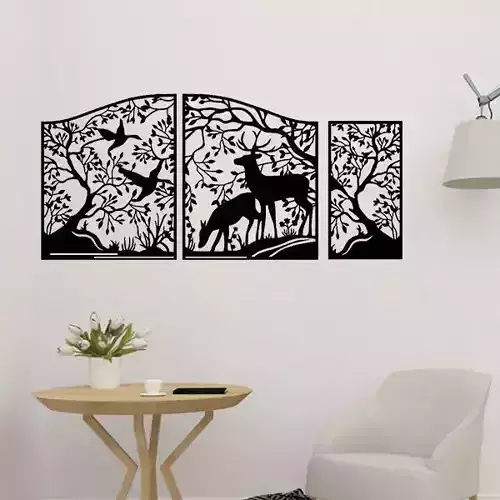 Design Pattern Panel Nature Wall Decor