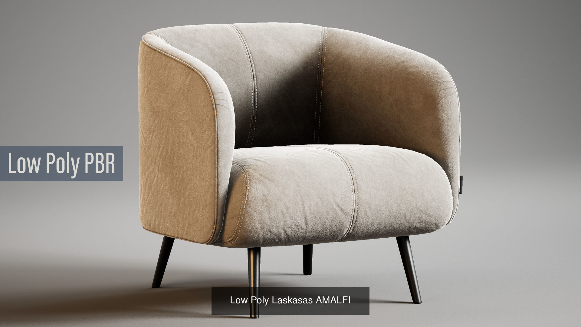 Low POLY Armchair Collections _5
