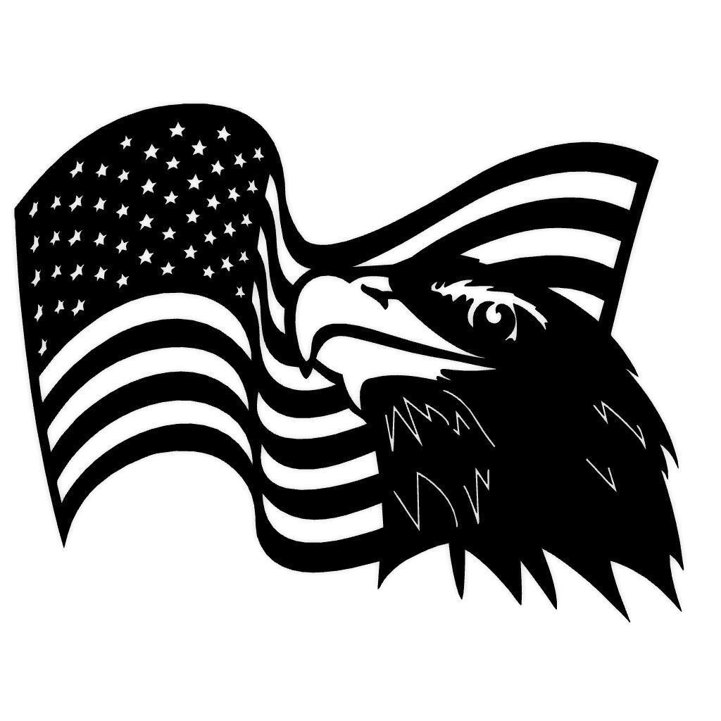 Eagle Symbol of the USA Wall Art 3D print model_2