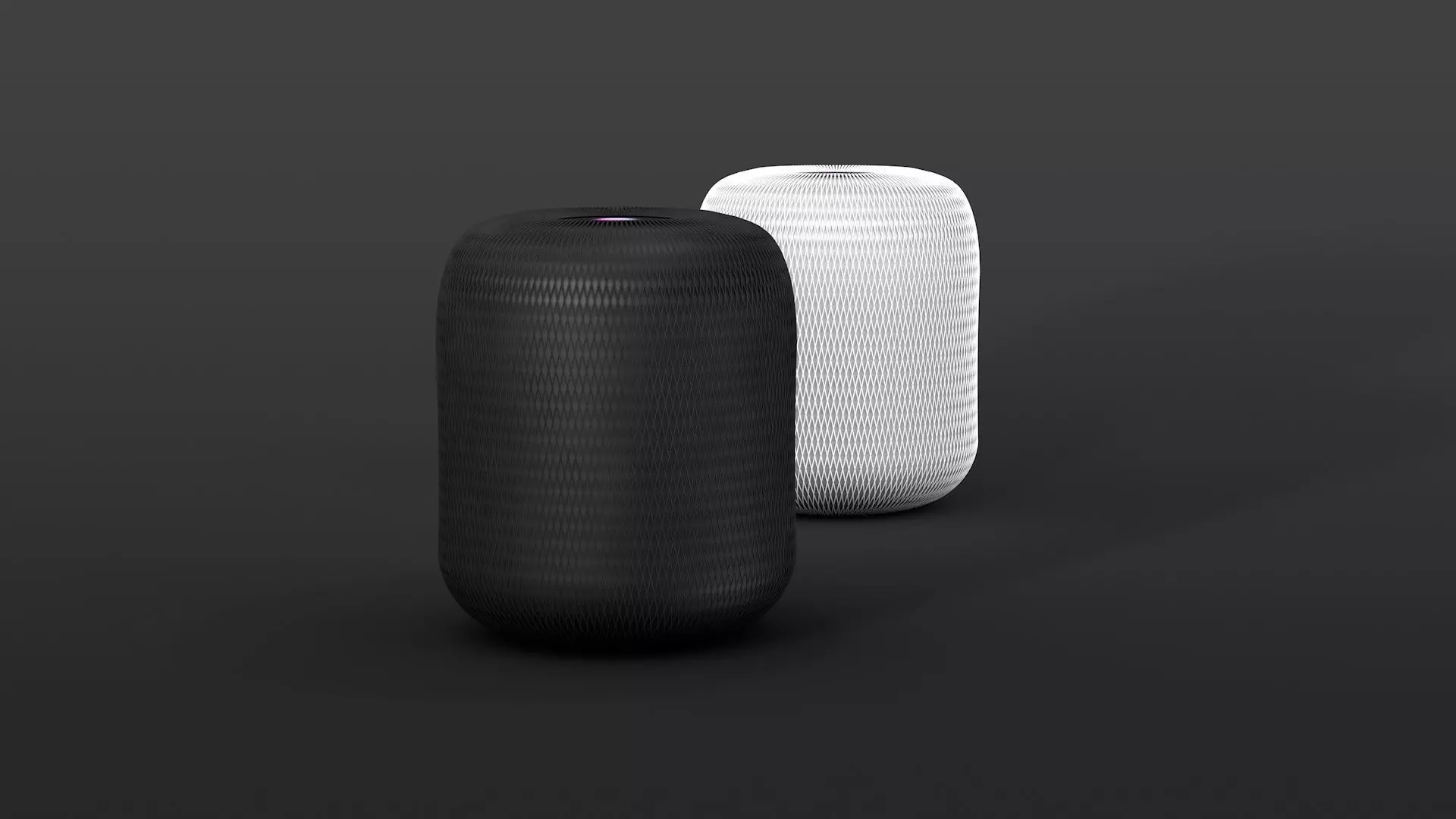 Homepod two cylinders 3D model_0