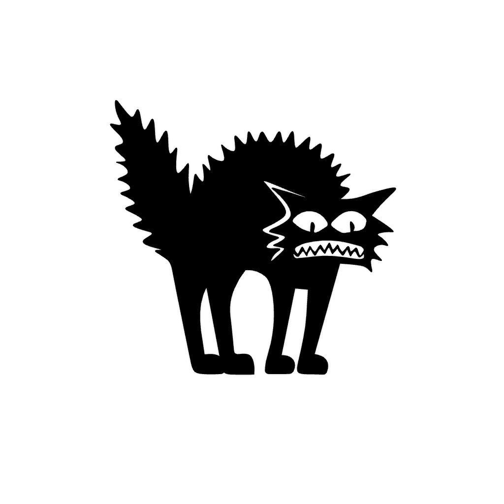 Shaggy Cat 2D  3D print model_2