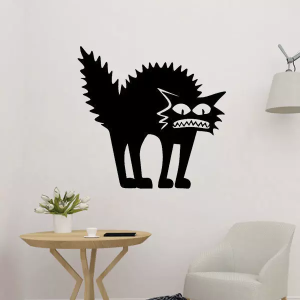 Shaggy Cat 2D  3D print model_0