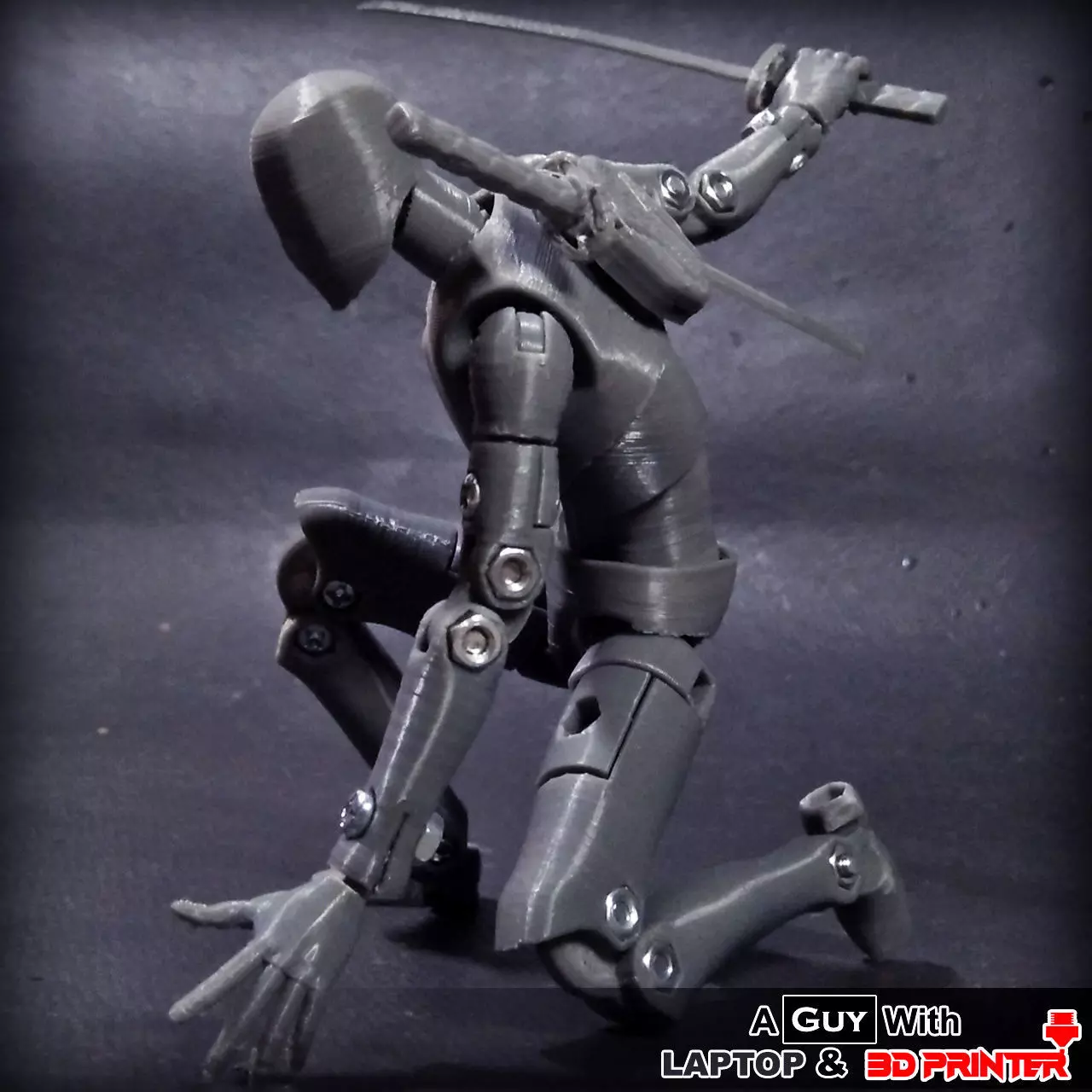 ADAM 0 ARTICULATED DOLL ACTIONFIGURE MODEL 0 NUTBOLT TYPE Free 3D print model