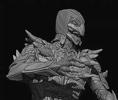 Mortal Kombat Reptile MKX Fan art 3D print model 3D print model