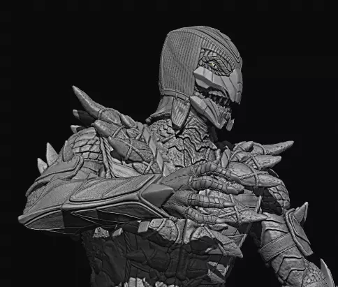 Mortal Kombat Reptile MKX Fan art 3D print model 3D print model_0