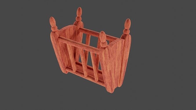 Simpsons Magazine Rack Free 3D model