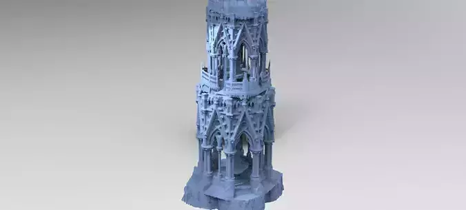 Poseidon ruins Tall tower