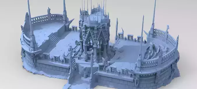 Poseidon ruins Stone Walkways 