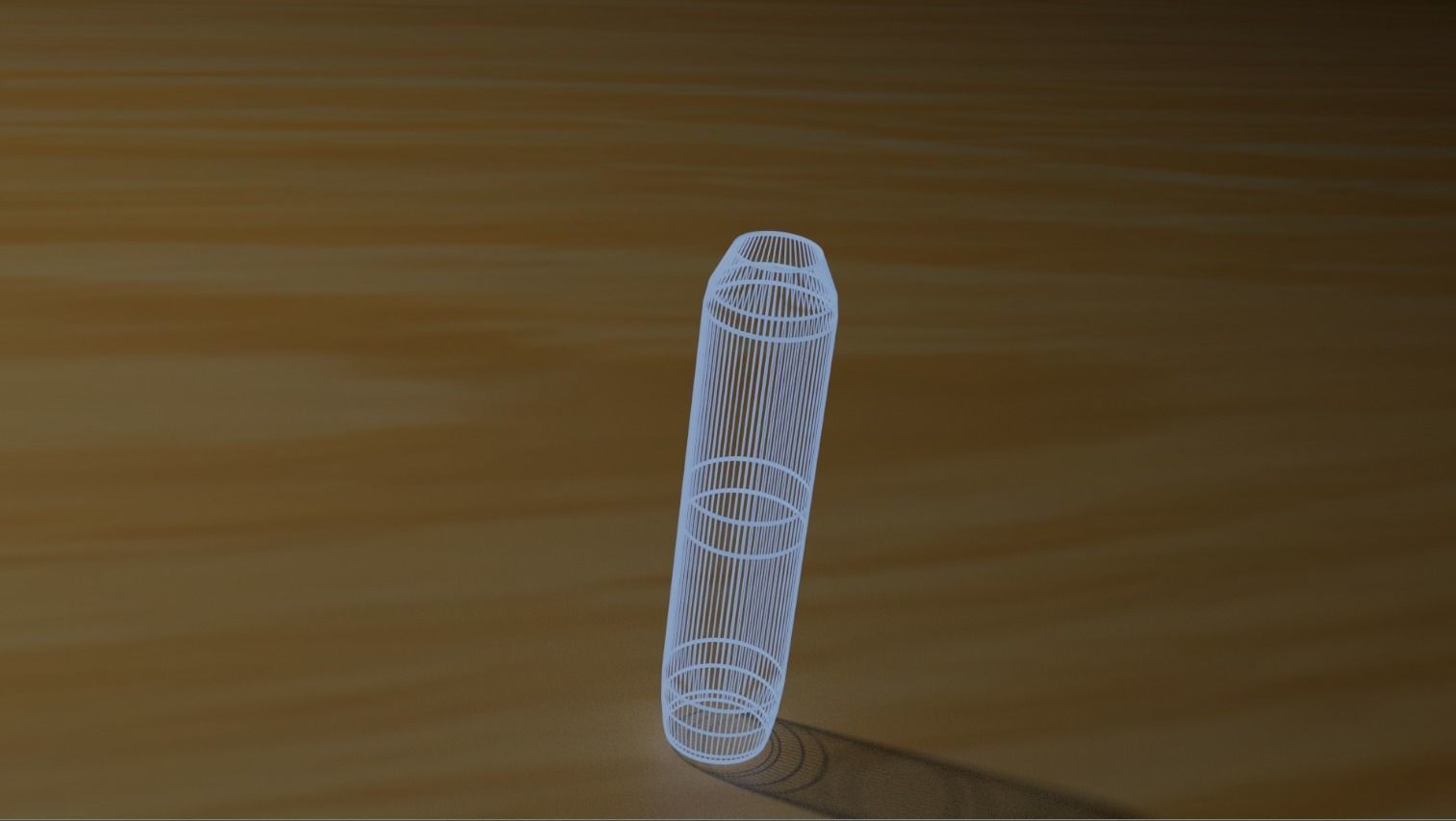 High Quality Bowling Candlepin Low-poly 3D model_3