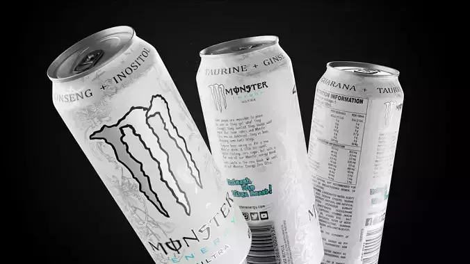 Monster energy Ultra 3D Model PBR 3D model 3D model