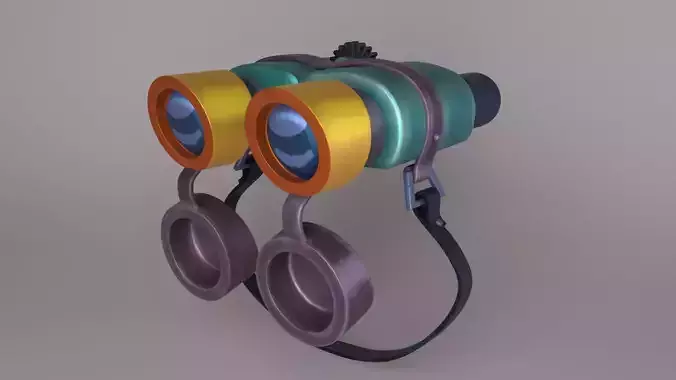 binoculars 3d model