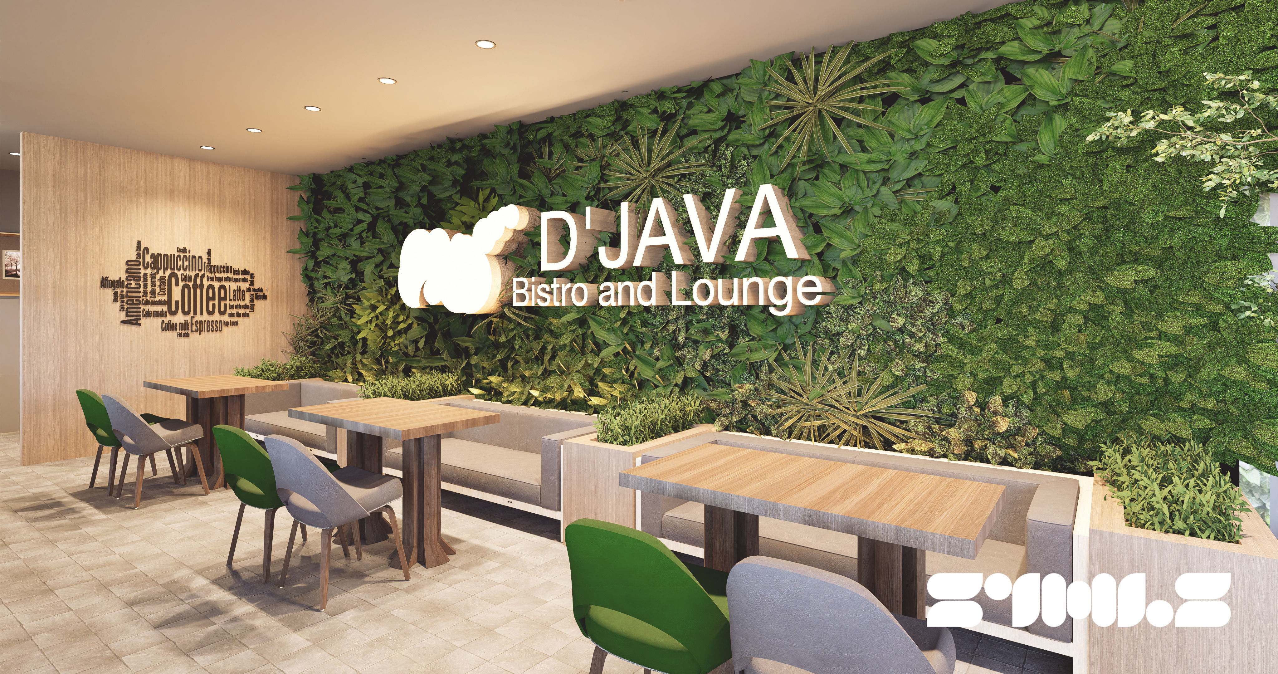 D5 SCENE and 3D model Cafe DJava Interior 3D model_4