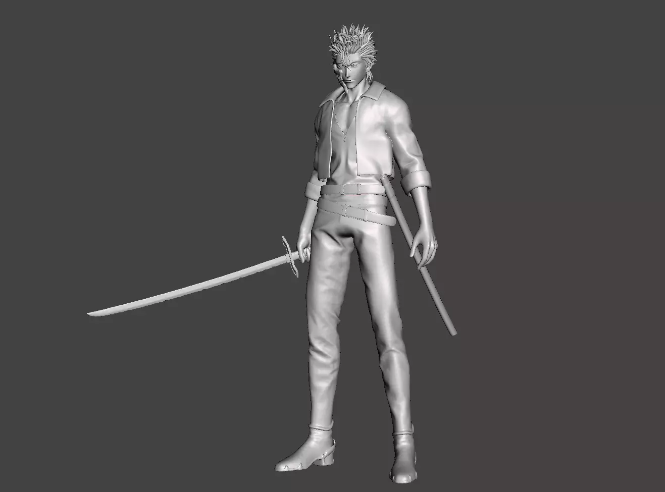Grimmjow Jaegerjaquez 3D Model 3D print model_0