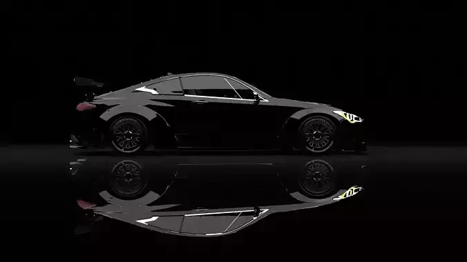 infinity q60 Low-poly 3D model