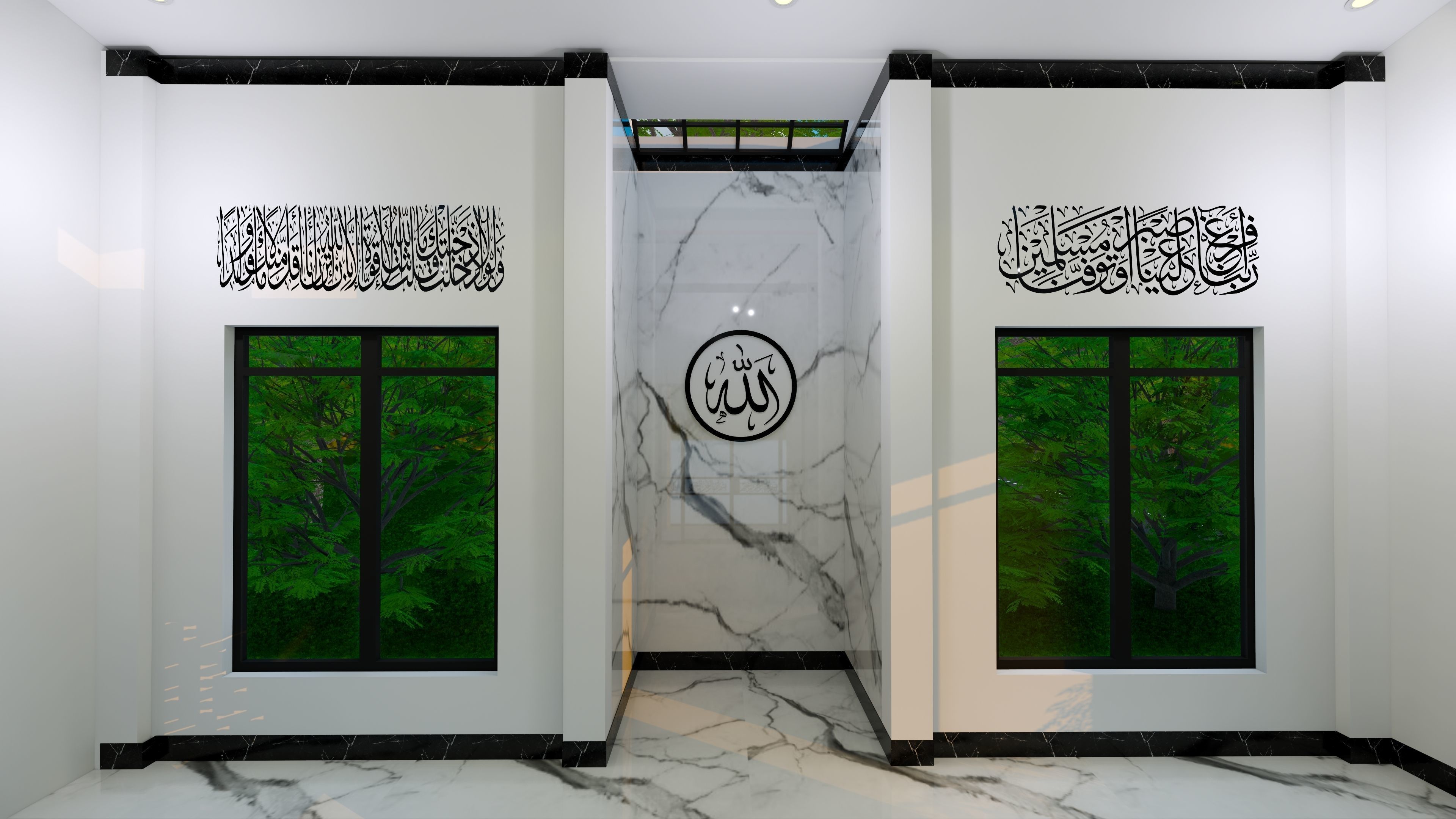 Mosque or Mushola or PrayerRoom or SmallMosque 3D Architecture 3D model_5