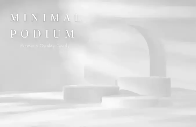 Minimal Product Podium 3D model