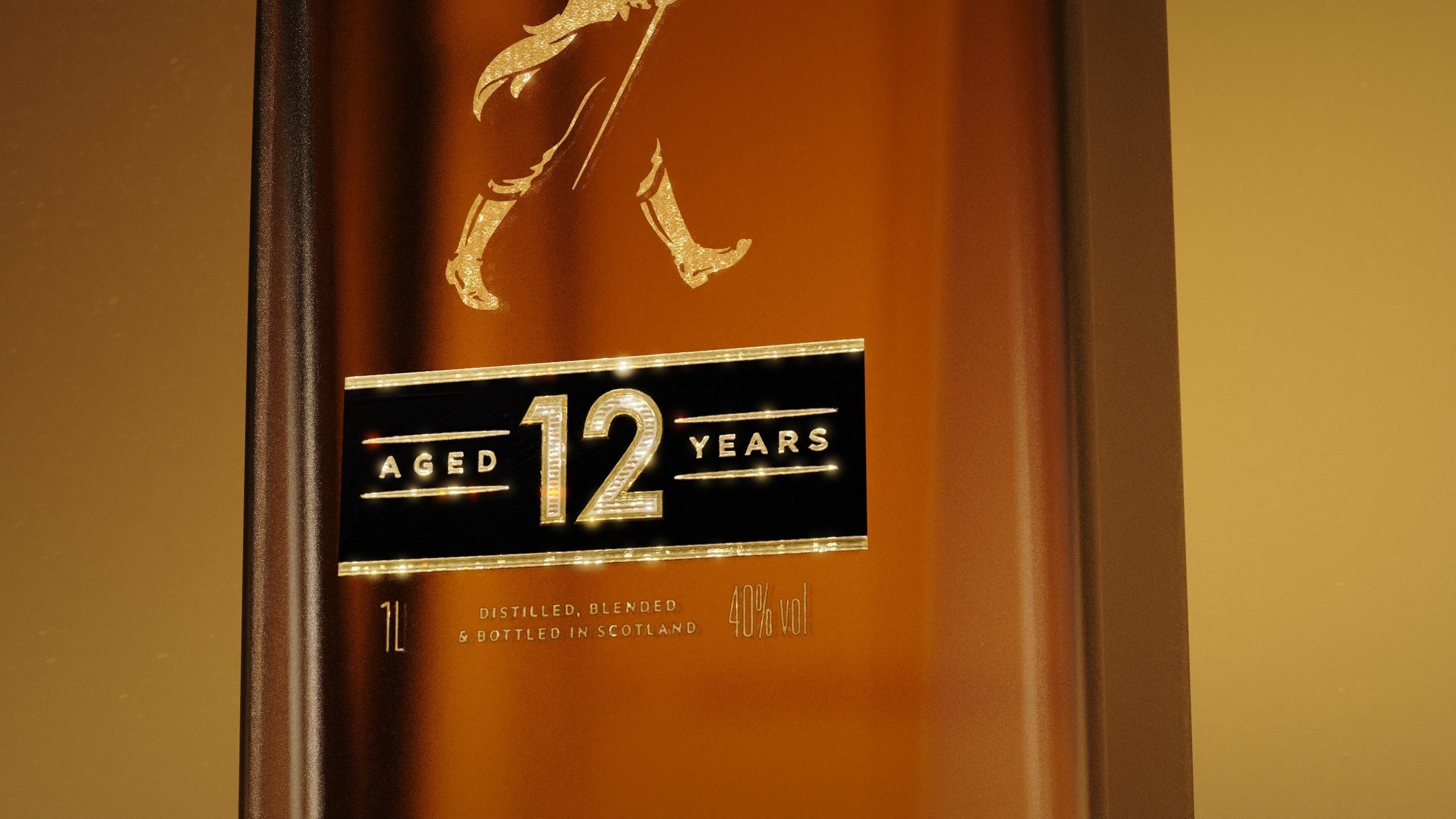 Johnnie Walker Bottle Back Label - 3D Model - High quality  3D model_8