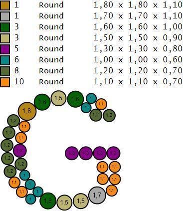 Diamond cuban chain 18mm 3D print model_9