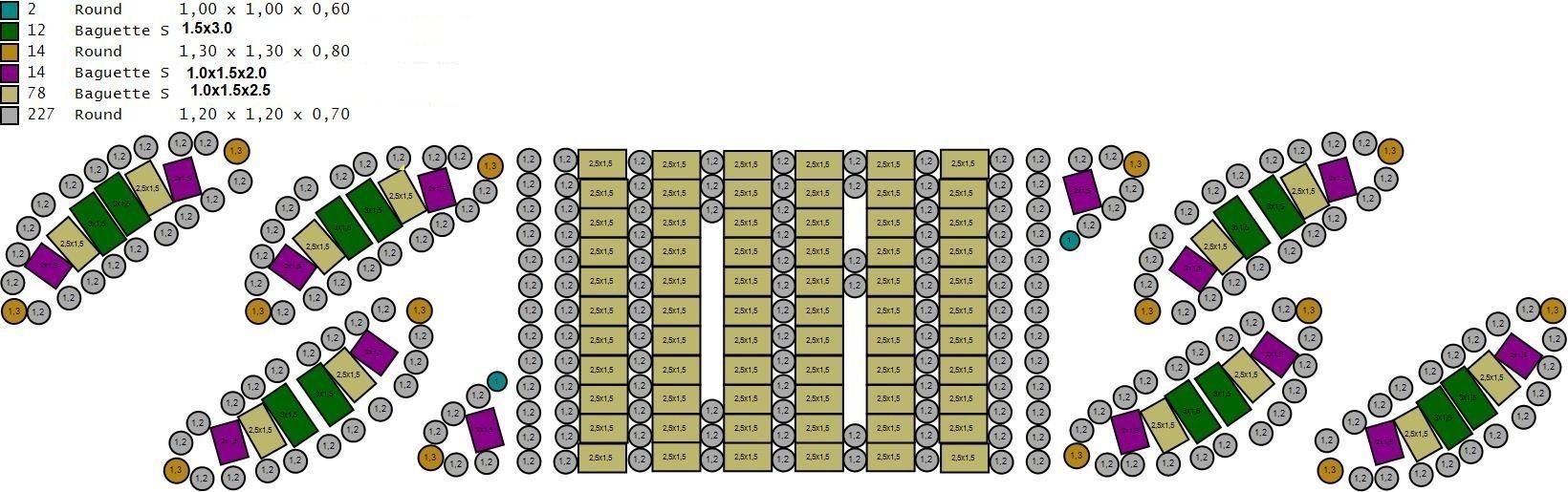 Diamond cuban chain 18mm 3D print model_8